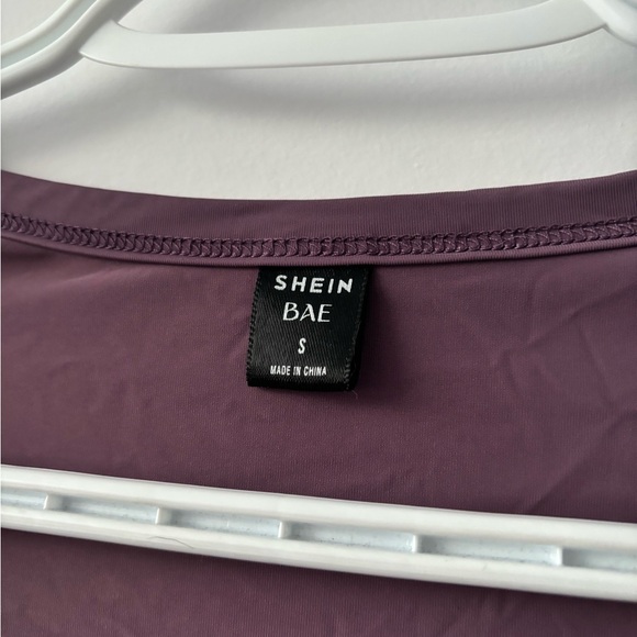 Crop top manche longue texture maillot/Crop top long sleeve texture jersey - Picture 3 of 3